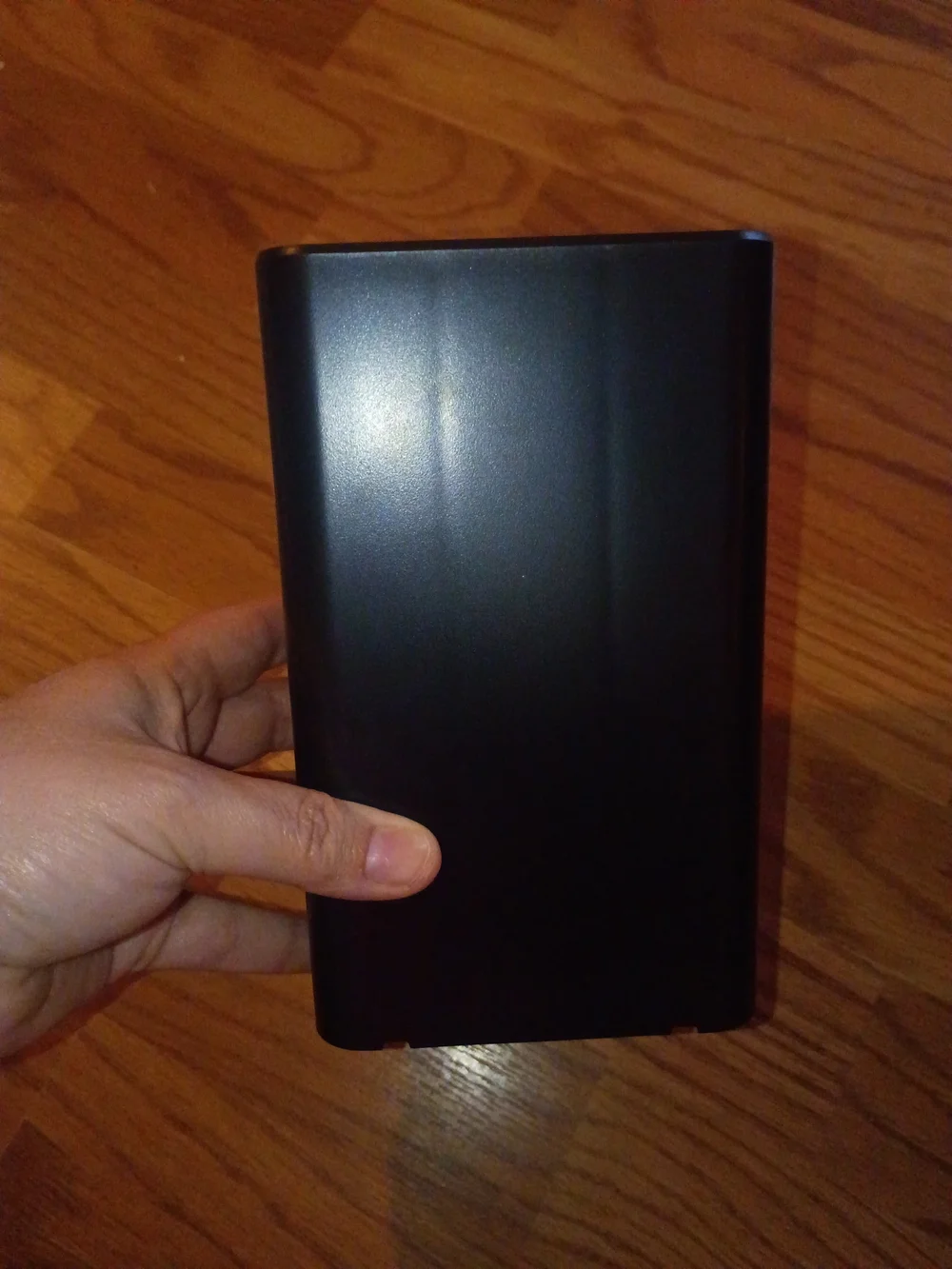 Sleek Black Container With Clip